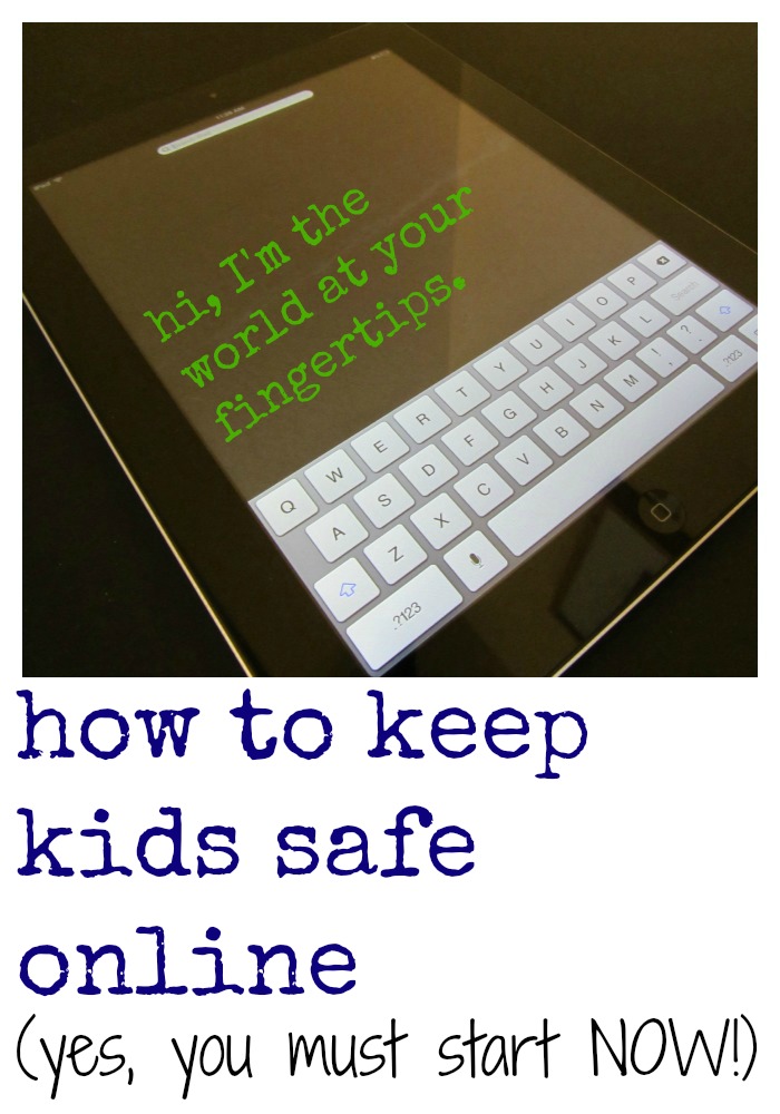 how to keep kids safe online  