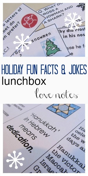 holiday fun facts and lunchbox joke notes | teachmama.com