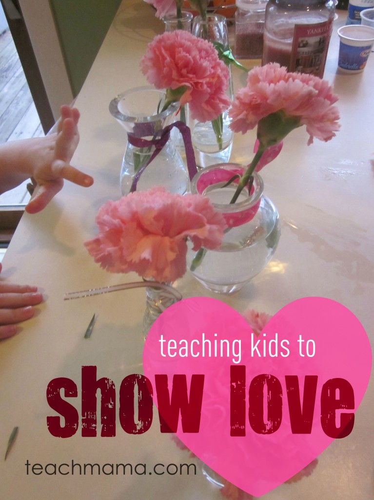 teach kids to show love