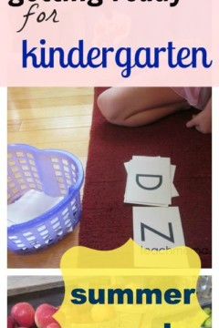 how to prepare your child for kindergarten -- summertime prep