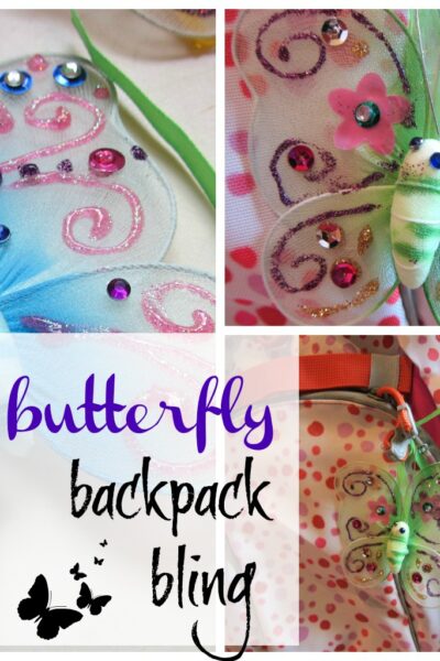beautiful backpack butterflies