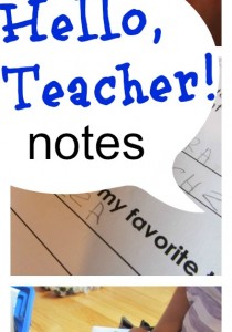 hello teacher notes
