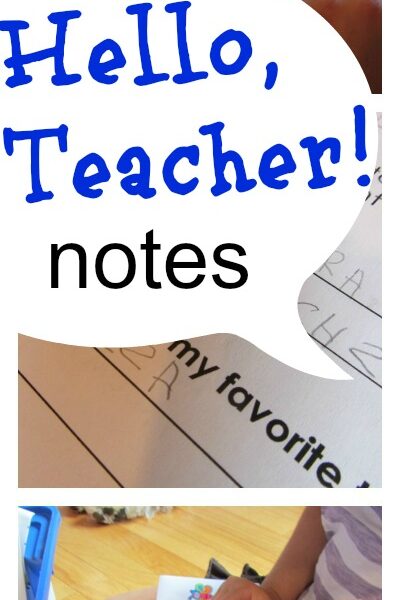 hello teacher notes