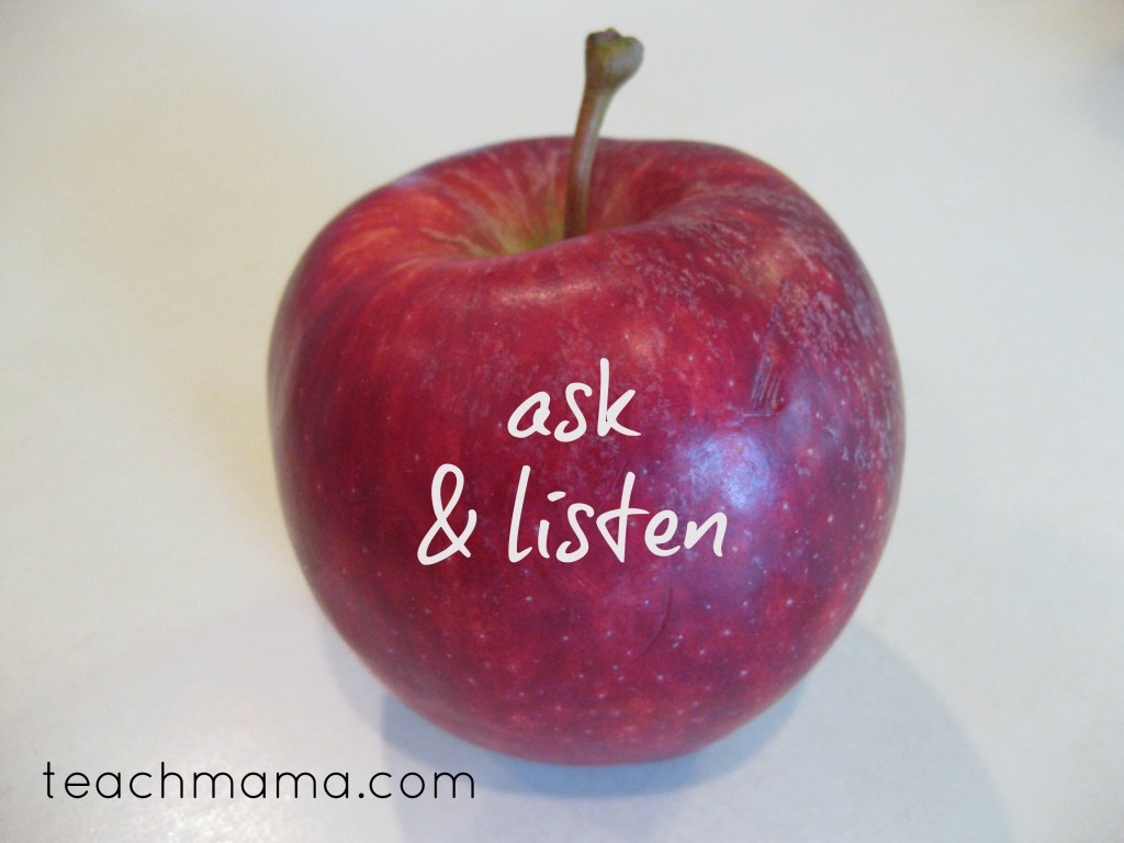 successful school year ask and listen