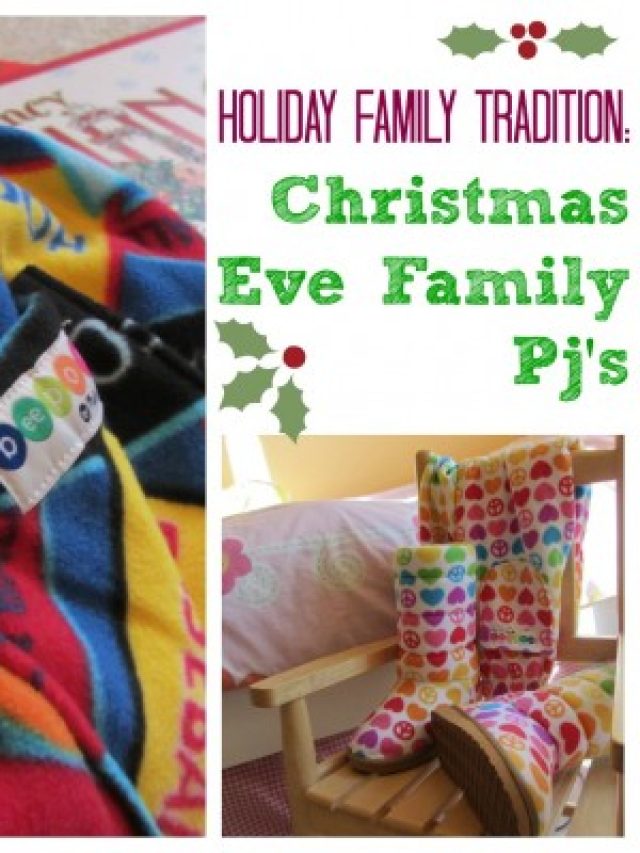 christmas eve tradition: family pajamas Story