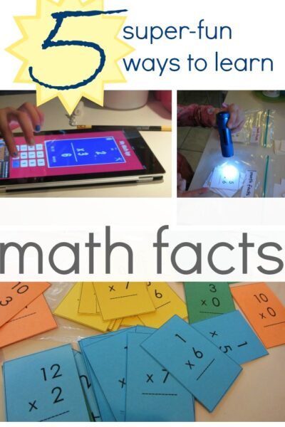 fun ways to practice math facts