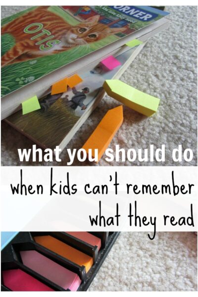 what to do when your child can't remember what he reads