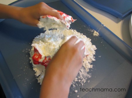 homemade foam dough