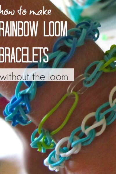 make rainbow loom bracelets without the loom