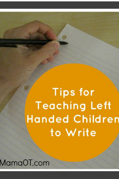 teaching left handed kids to write: grasp, stages, positioning