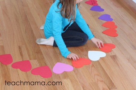 musical hearts reading, moving, & crazy-fun kid game teachmama.com