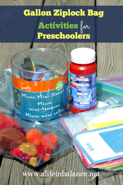 gallon ziplock bag activities for preschoolers