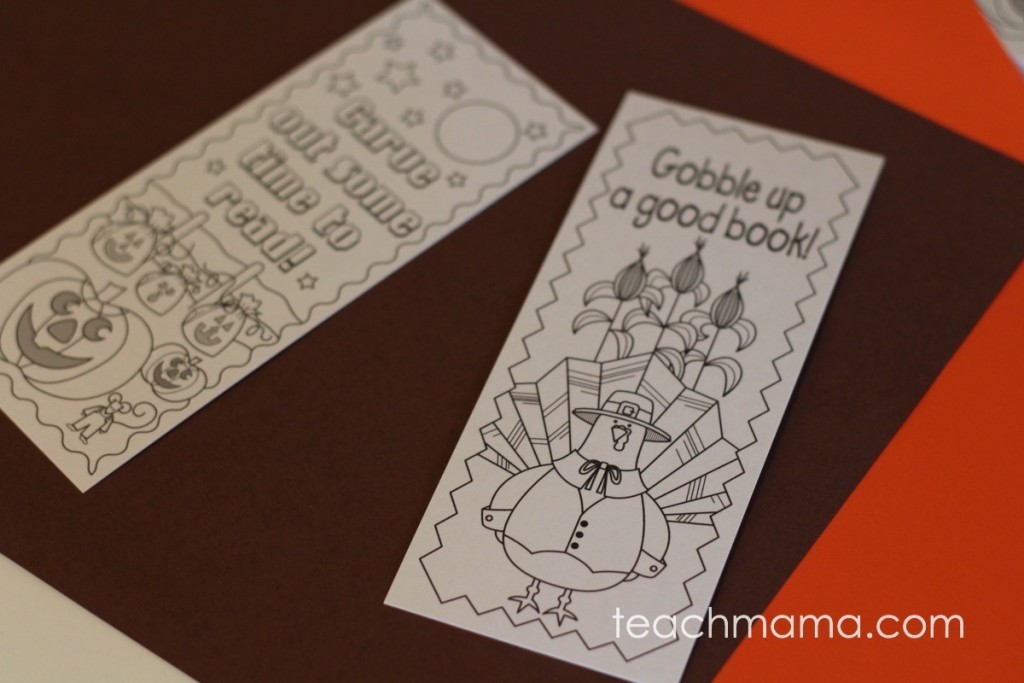 thanksgiving printable bookmarks