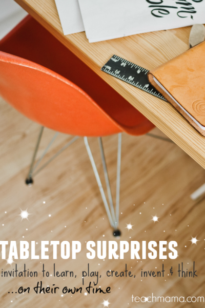 cool activities for kids all summer long: NEW tabletop surprises