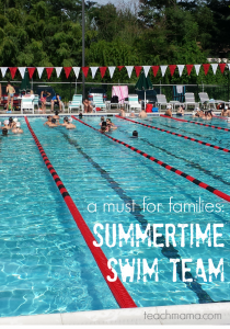 summertime swim team | teachmama.com