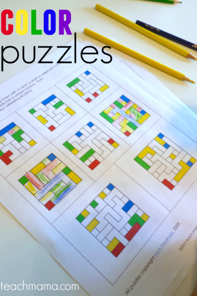 color puzzles teachmama.com
