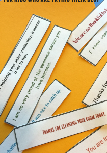 pat on the back notes for kids who try their best | teachmama.com