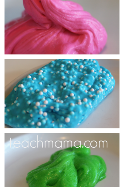 How to make fluffy slime and get your kids reading! | make floam slime | make glitter slime | make galaxy slime | slime flops | slime video | teachmama.com