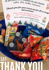 thank you delivery people: free printable for families
