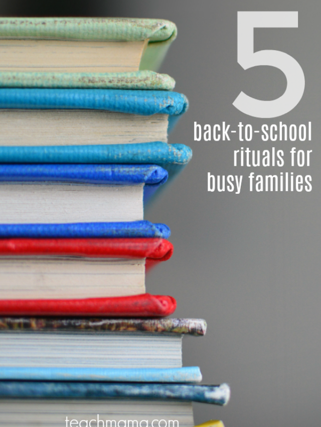 5 fun back-to-school rituals for busy families Story