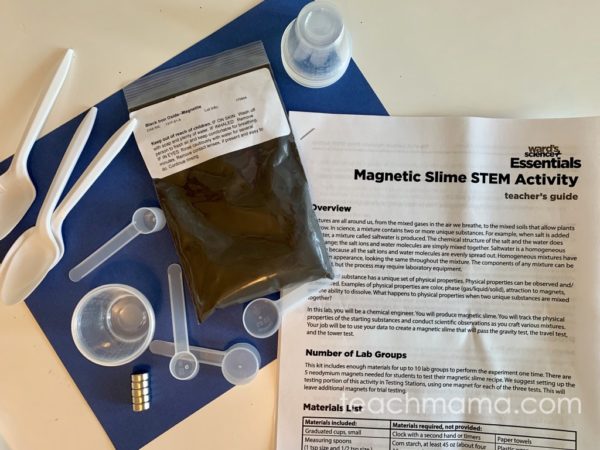 magnetic slime set from ward's science