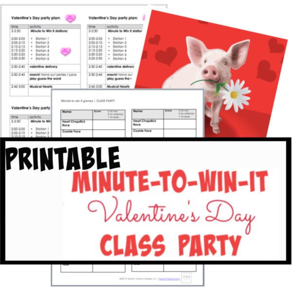 valentine's day class party minute to win it games