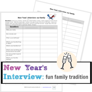 new year's family interview