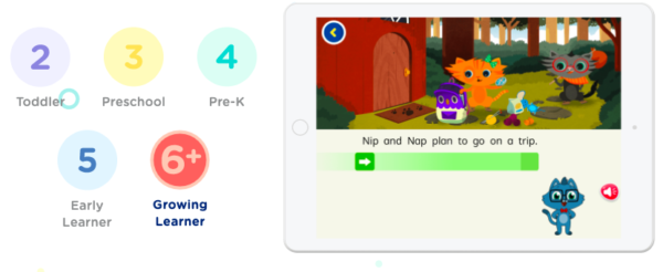 HOMER screenshot for growing learner learning
