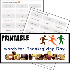 thanksgiving day charades