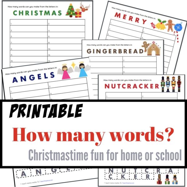 christmastime 'how many words'