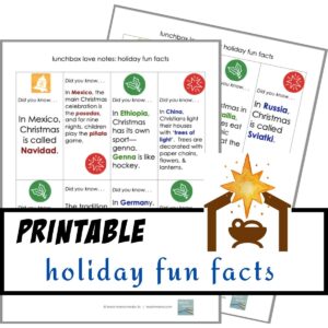 christmas fun fact notes