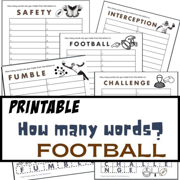 football 'how many words'