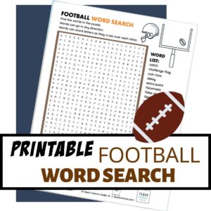 football word search