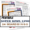 super bowl bingo BUNDLE - Image 2