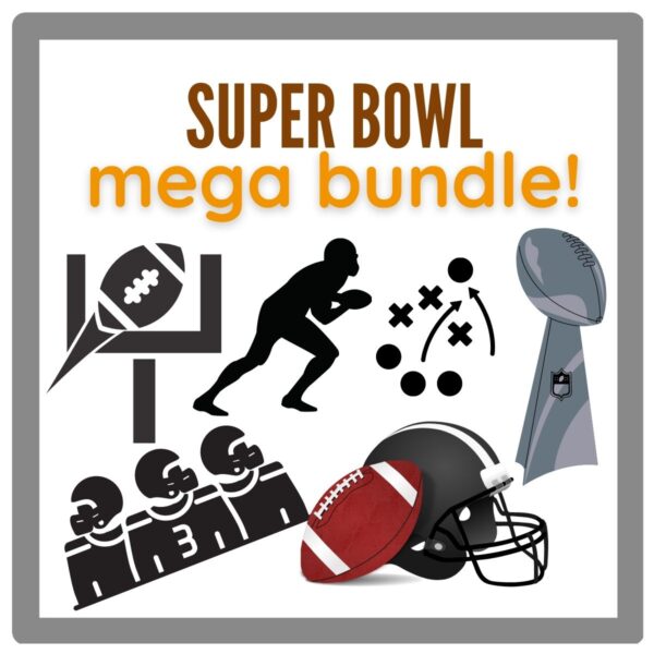 super bowl activities MEGA BUNDLE