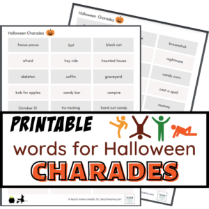 halloween charades
