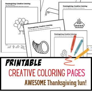 thanksgiving creative coloring pages