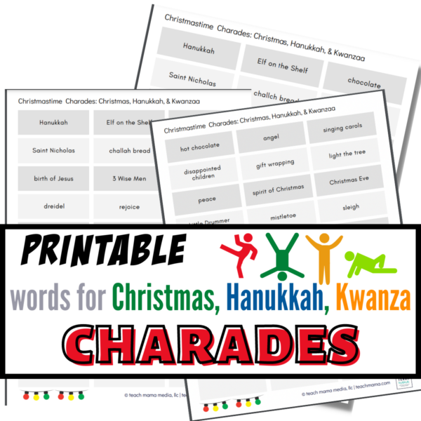 christmas charades