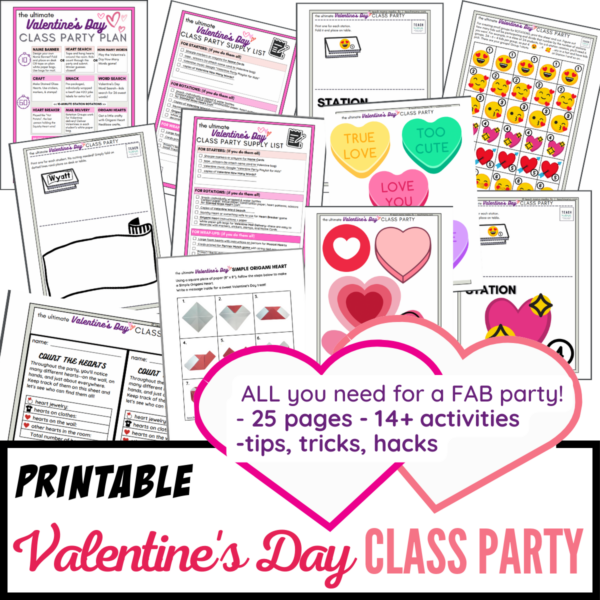ultimate valentine's day class party plan