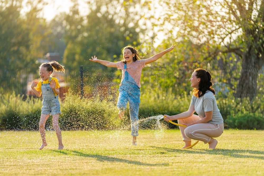 kids playing outdoor